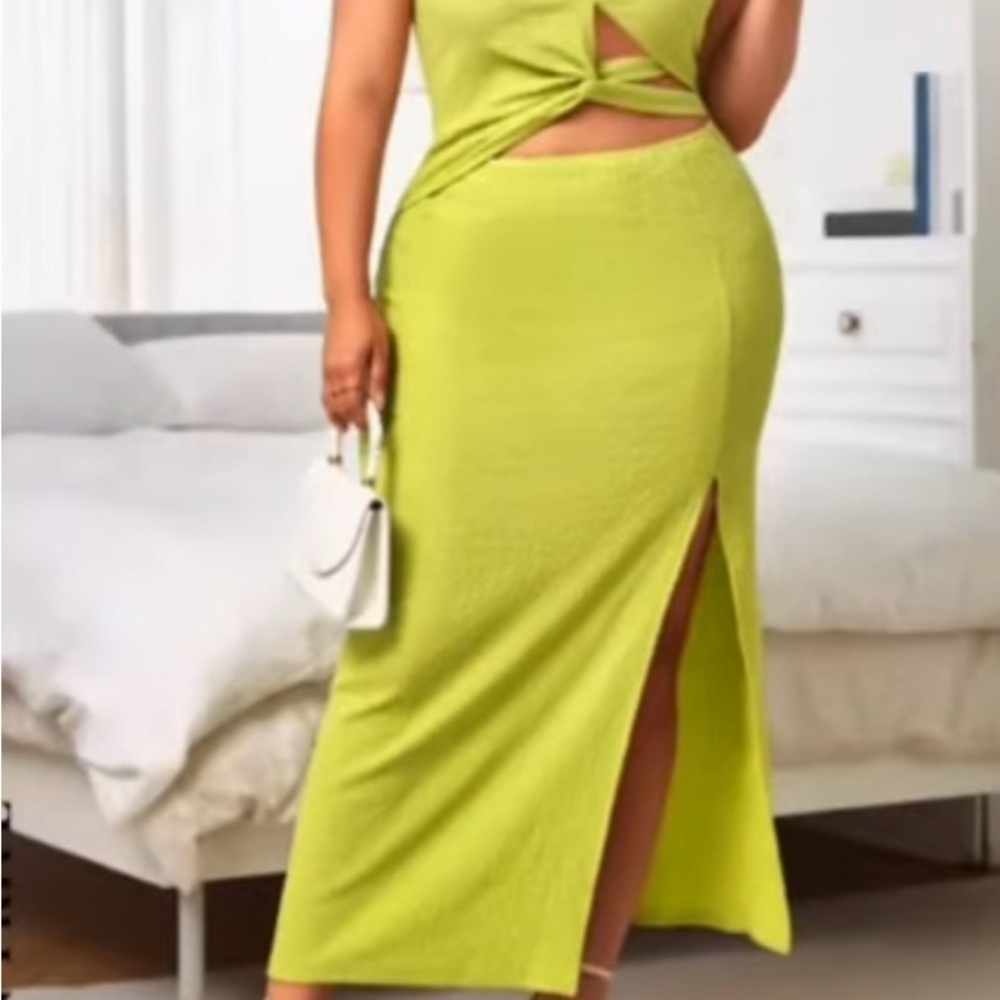 Lime Green Women's Skirt
